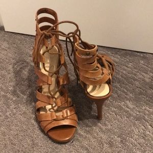 Jessica Simpson gladiator heels size 8